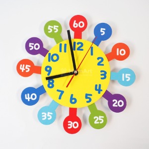 맘아트 DIY 이지클락 교육용 시계 만들기 시계공부 돌봄교실 방과후미술 집콕놀이